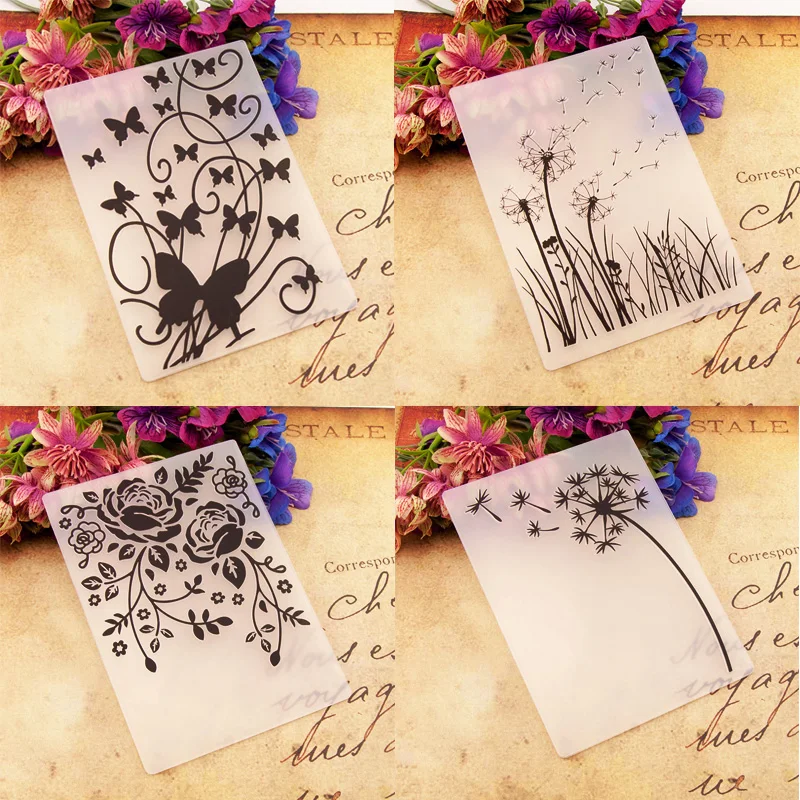 Butterfly Embossing folders Plant Rose flower tree Flower Plastic Embossing Folder For Scrapbooking DIY Photo Album Card
Butterfly Embossing folders Plant Rose flower tree Flower Plastic Embossing Folder For Scrapbooking DIY Photo Album Card