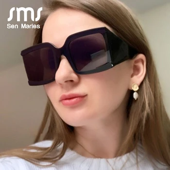 2019 Retro Square Black Sunglasses Women New Luxury Brand Designer Oversized Sun Glasses For Female Festival Eyewear UV400 Gafas
2019 Retro Square Black Sunglasses Women New Luxury Brand Designer Oversized Sun Glasses For Female Festival Eyewear UV400 Gafas