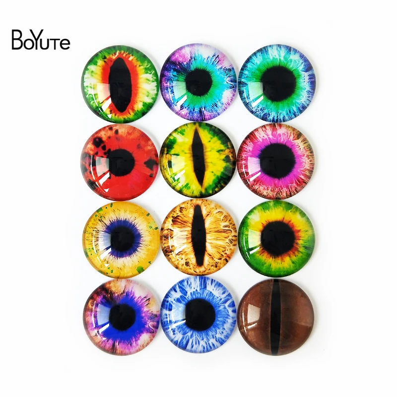 BoYuTe Cabochon Mix Round Pattern Eye Glass Stone Cabochon Diy Jewelry Embellishments 10 Sizes for Selection
BoYuTe Cabochon Mix Round Pattern Eye Glass Stone Cabochon Diy Jewelry Embellishments 10 Sizes for Selection