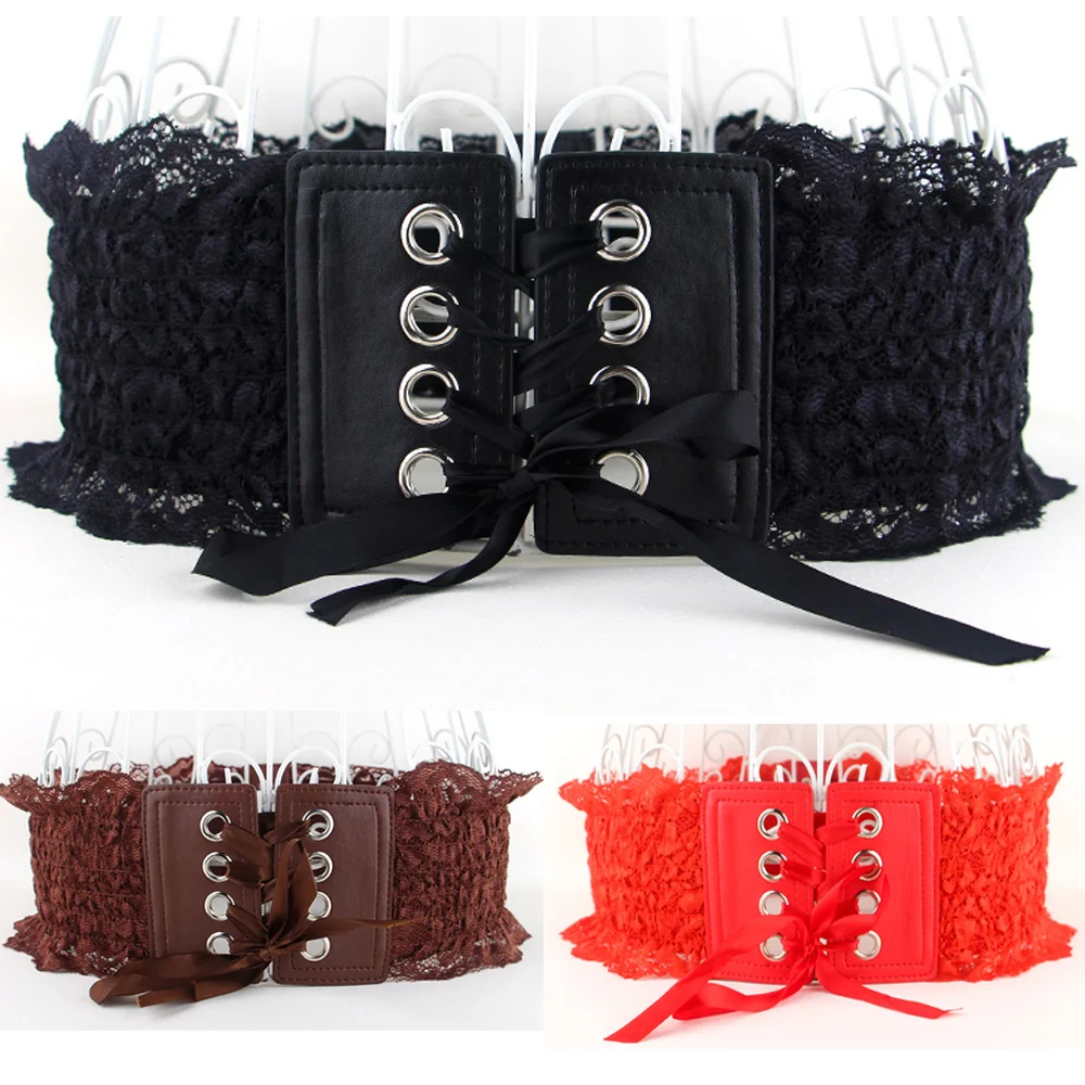 Womens Wide Girdle Belts Elastic Stretch Lace Corset Waistband Dress Decorative BLTLL0331
Womens Wide Girdle Belts Elastic Stretch Lace Corset Waistband Dress Decorative BLTLL0331