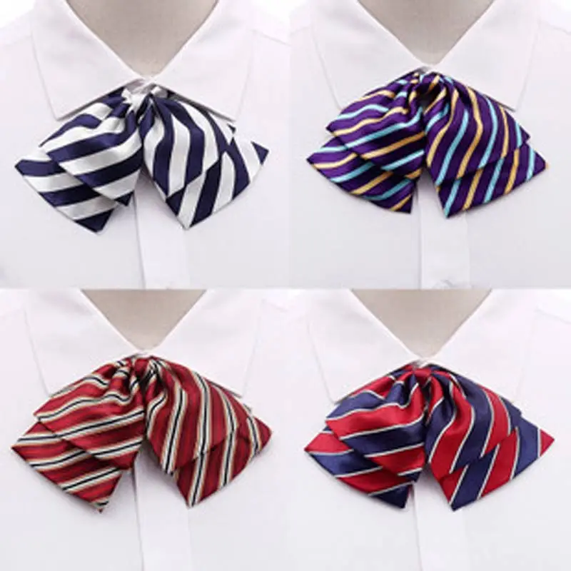 YISHLINE Women Waiter Rainbow Zebra Stripe Bow Tie Polyester Silk Butterfly Children School Party Wedding Banquet Bowtie Collar
YISHLINE Women Waiter Rainbow Zebra Stripe Bow Tie Polyester Silk Butterfly Children School Party Wedding Banquet Bowtie Collar