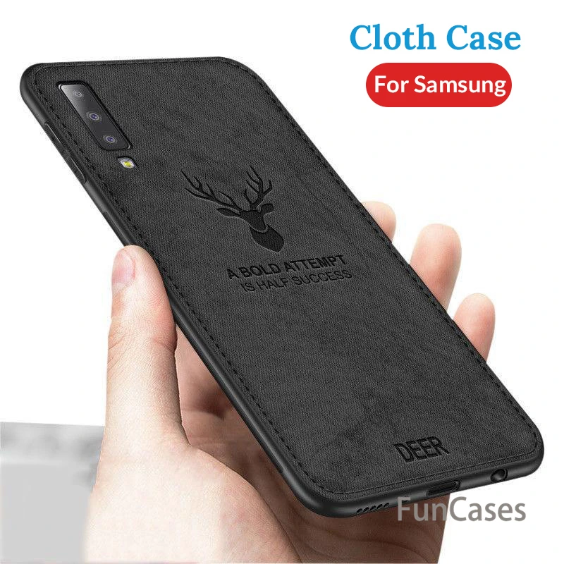 Fabric Deer Phone Cases For Samsung Galaxy A7 2018 Back Cover Silicone Flip Case For Samsung A7 2018 A6 A8 J6 Plus Note 8 9 A750
Fabric Deer Phone Cases For Samsung Galaxy A7 2018 Back Cover Silicone Flip Case For Samsung A7 2018 A6 A8 J6 Plus Note 8 9 A750