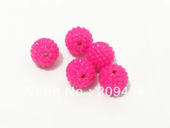 20mm 100pcs/lot Hotpink Solid Resin Rhinestone Ball Beads,Chunky Beads For Kids Jewelry Making
20mm 100pcs/lot Hotpink Solid Resin Rhinestone Ball Beads,Chunky Beads For Kids Jewelry Making
