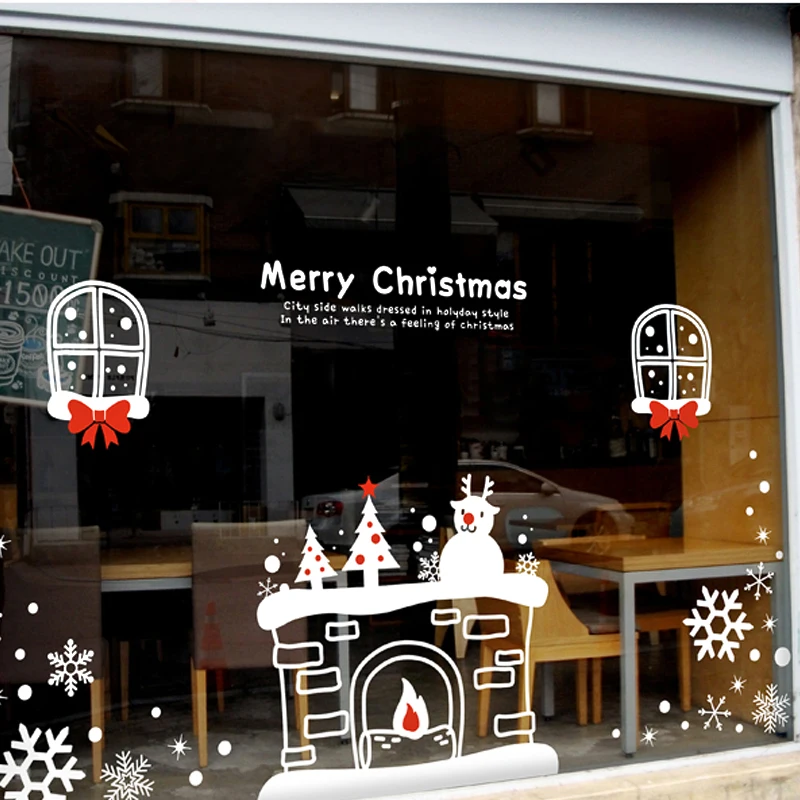 Large Christmas Sticker X mas Decal Posters Vinyl Wall Decals Decor Mural Glass Shop Window Home Decoration
Large Christmas Sticker X mas Decal Posters Vinyl Wall Decals Decor Mural Glass Shop Window Home Decoration