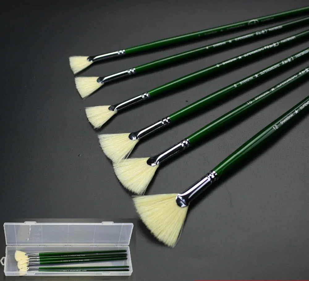 A professional oil painting pen rod propylene / gouache painting pen brush fan Chongqing boutique bristle brush pen
A professional oil painting pen rod propylene / gouache painting pen brush fan Chongqing boutique bristle brush pen