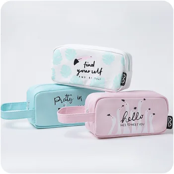 Flamingo Pencil Bag Candy Color Flying Bird Pencil Case Handle Zipper Pen Bag for School Girl Kawaii Stationery Eraser Pouch
Flamingo Pencil Bag Candy Color Flying Bird Pencil Case Handle Zipper Pen Bag for School Girl Kawaii Stationery Eraser Pouch