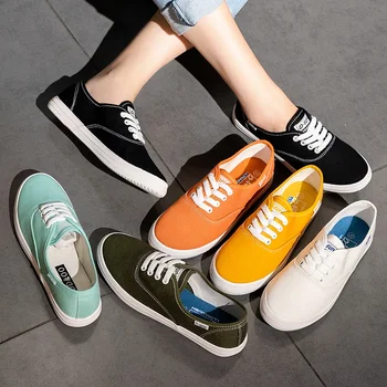 2019 spring and summer cross-lace canvas shoes wild flat white shoes women's shoes
2019 spring and summer cross-lace canvas shoes wild flat white shoes women's shoes