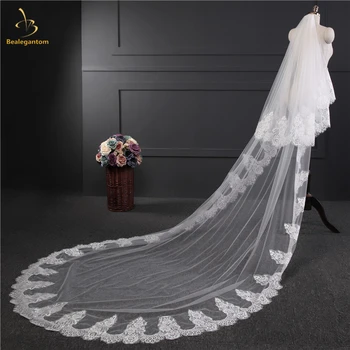 2019 New High Quality Brand New White Ivory Wedding Veils Veu De Noiva Lace Appliques Wedding Veils Mariage Bridal Veil QA1359
2019 New High Quality Brand New White Ivory Wedding Veils Veu De Noiva Lace Appliques Wedding Veils Mariage Bridal Veil QA1359
