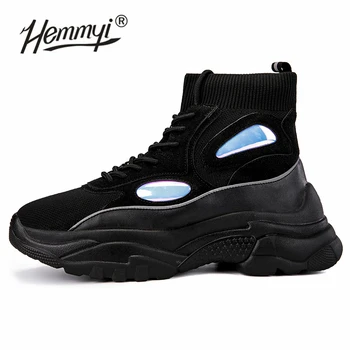 Hemmyi Couple Platform Sneakers Men Women Thick Sole Sports Chunky Shoes Black White Increasing 6 CM Breathable Walking Shoes
Hemmyi Couple Platform Sneakers Men Women Thick Sole Sports Chunky Shoes Black White Increasing 6 CM Breathable Walking Shoes