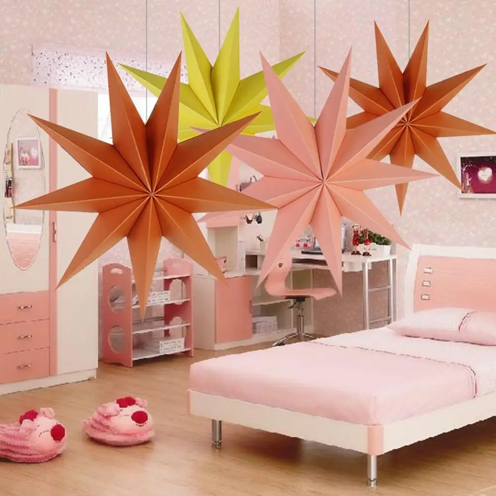 30cm Nine-pointed Star Paper Hanging Decoration for Kids Room Party Classroom Decoration Crafts Decor!
30cm Nine-pointed Star Paper Hanging Decoration for Kids Room Party Classroom Decoration Crafts Decor!