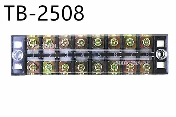 10Pcs 600V 25A 8 Positions Screw Electric Wire Connection Barrier Terminal Strip TB-2508
10Pcs 600V 25A 8 Positions Screw Electric Wire Connection Barrier Terminal Strip TB-2508