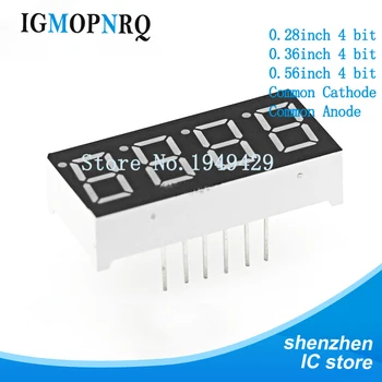 5pcs 7 segment Common Cathode Common Anode 4 Bit digital Tube 0.56inch Red LED Display LED Digital tube
5pcs 7 segment Common Cathode Common Anode 4 Bit digital Tube 0.56inch Red LED Display LED Digital tube