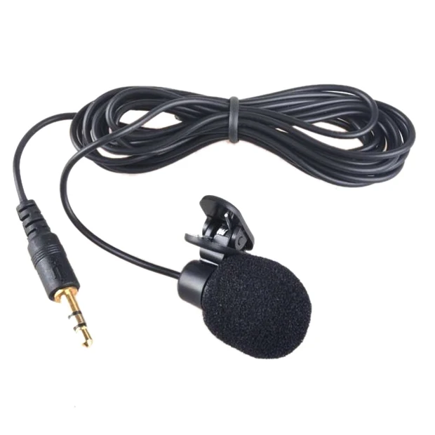 Image CES Hot Hands Clip On Lapel Mic Microphone+Head Mounted microphone 3.5mm for Speaker