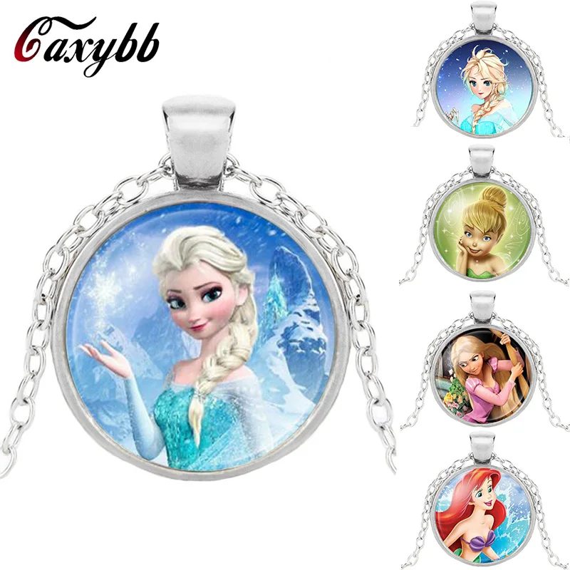 Caxybb brand Ladies The Long Chain Jewelry Necklace Crystal Cabochon Princess Elsa Anna Snow Queen Pendant Necklace For Girls
Caxybb brand Ladies The Long Chain Jewelry Necklace Crystal Cabochon Princess Elsa Anna Snow Queen Pendant Necklace For Girls