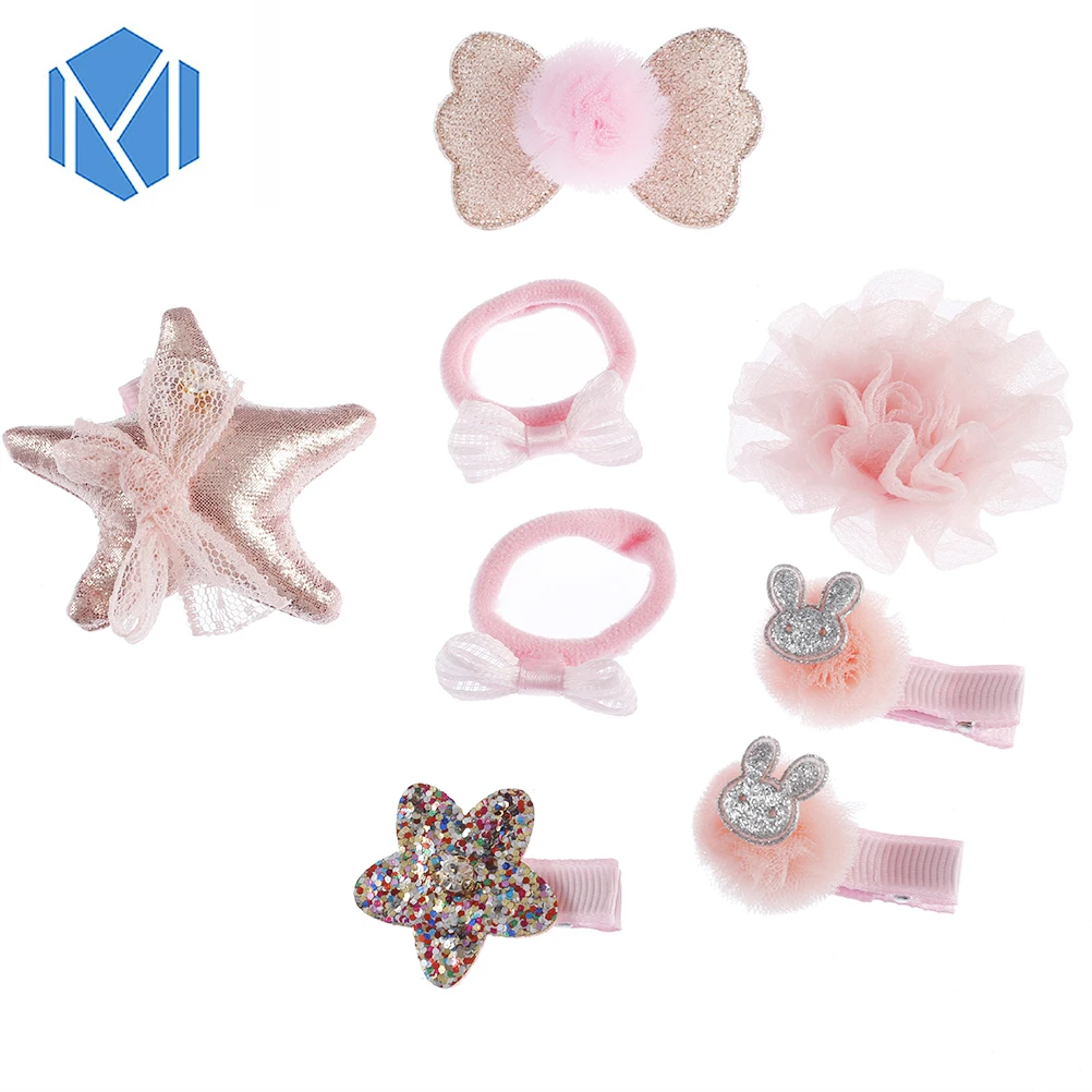 MISM Child Floral Hair Accessories Set Kids Cute Star Hair Clips For Girls Bows Hairpins Elasticity Scrunchies Bunny Barrettes
MISM Child Floral Hair Accessories Set Kids Cute Star Hair Clips For Girls Bows Hairpins Elasticity Scrunchies Bunny Barrettes