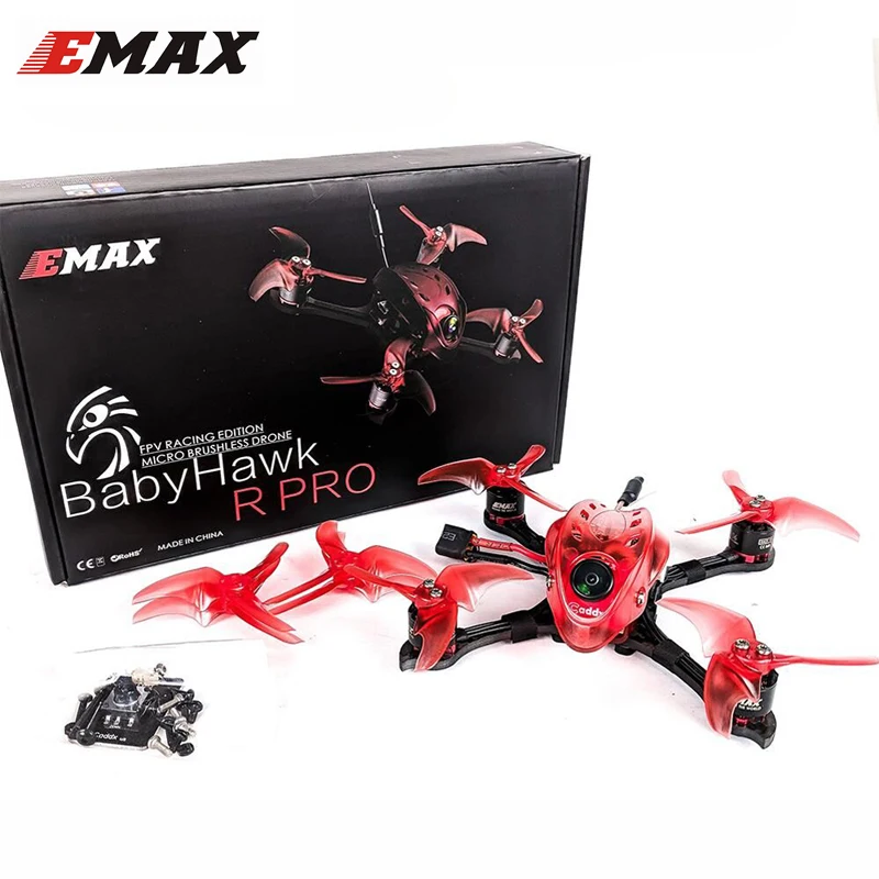 Emax Babyhawk R Pro 2.5 Inch 120mm FPV Racing RC Drone Quadcopter PNP / BNF F4 Flight Controller F25A Blheli_32 Smart Audio VTX
Emax Babyhawk R Pro 2.5 Inch 120mm FPV Racing RC Drone Quadcopter PNP / BNF F4 Flight Controller F25A Blheli_32 Smart Audio VTX