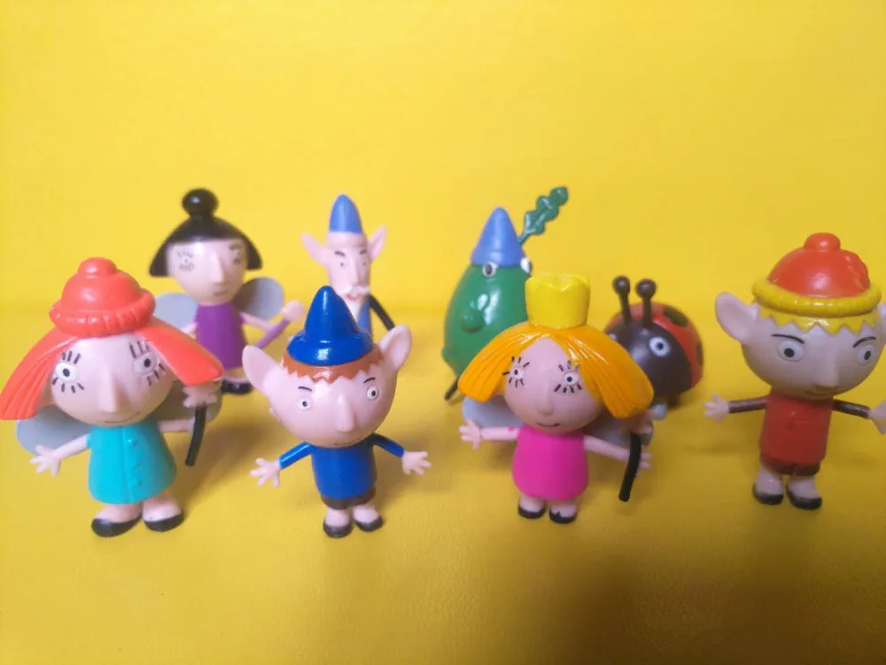8 figures/set New style min original Ben and Holly Little Kingdom Anime Figures Anime Cartoon Child gift
8 figures/set New style min original Ben and Holly Little Kingdom Anime Figures Anime Cartoon Child gift