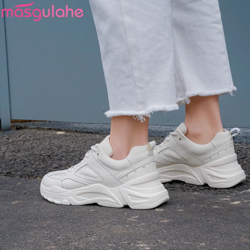 Masgulahe fashion spring autumn new shoes woman round toe lace up genuine leather shoes women sneakers shoes casual flats women
Masgulahe fashion spring autumn new shoes woman round toe lace up genuine leather shoes women sneakers shoes casual flats women