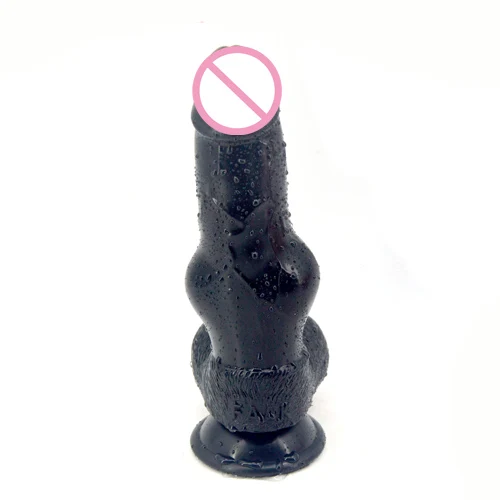 Super Durable Wolf Animal Silicone Dildo Realistic Glans Penis Max Width 2.56inch Sex Toy Design -G125 For woman Suction Cup