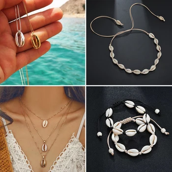 Yiustar Fashion Natural Seashells Jewelry Necklace for Women Girls Handmade Bohemian Rope Chain Necklaces Summer Beach Gifts
Yiustar Fashion Natural Seashells Jewelry Necklace for Women Girls Handmade Bohemian Rope Chain Necklaces Summer Beach Gifts