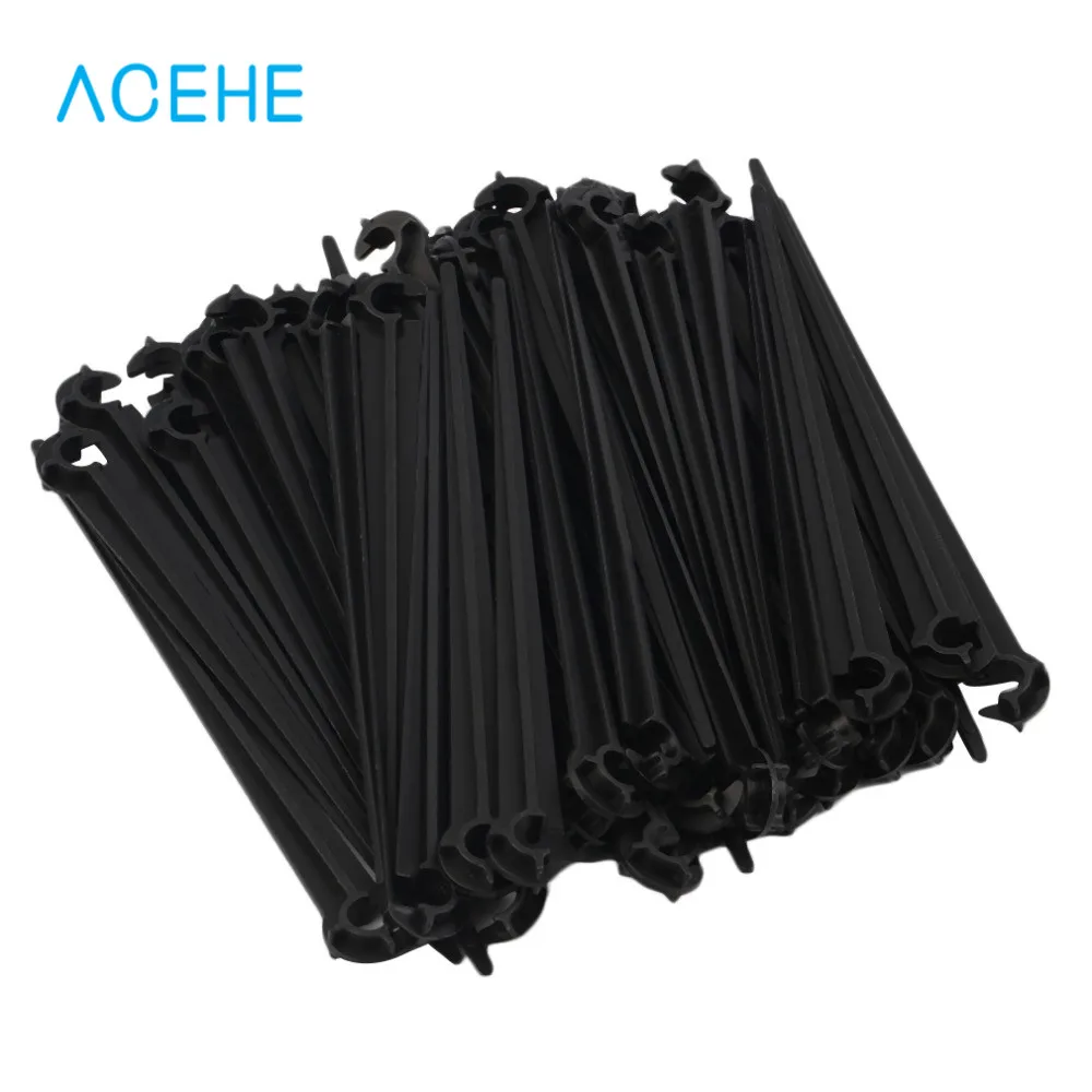 hook irrigation 50Pcs 11cm Durable Plastic Fixed Stems Support Holder for 4/7 Drip Irrigation Water Hose for 4/7mm Drip Tubing
hook irrigation 50Pcs 11cm Durable Plastic Fixed Stems Support Holder for 4/7 Drip Irrigation Water Hose for 4/7mm Drip Tubing