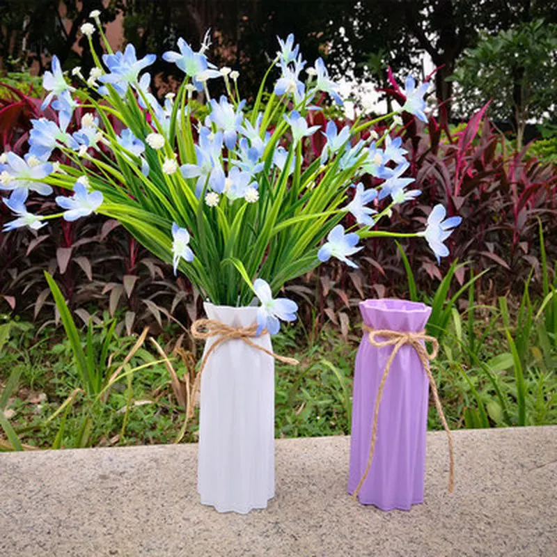 New 1pc Plastic Vase White Imitation Ceramic Flower Pot Flower Basket Flower Vase Decoration Home Nordic Decoration
New 1pc Plastic Vase White Imitation Ceramic Flower Pot Flower Basket Flower Vase Decoration Home Nordic Decoration
