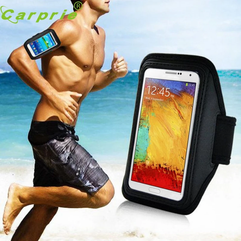 

Top Quality Black Sport Gym Running Arm Band For Samsung Galaxy Note 3 2 N9000 N7100 Adjustable Armband Mobile Phone Bag