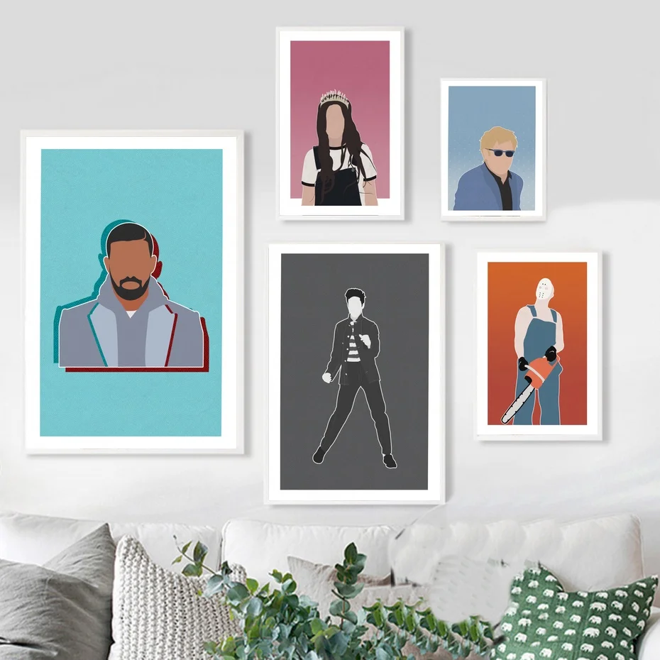 Minimalist Singer Drake Dua Lipa Elton John Elvis Presley Eminem Art Canvas Poster Pictures for Living Room
Minimalist Singer Drake Dua Lipa Elton John Elvis Presley Eminem Art Canvas Poster Pictures for Living Room