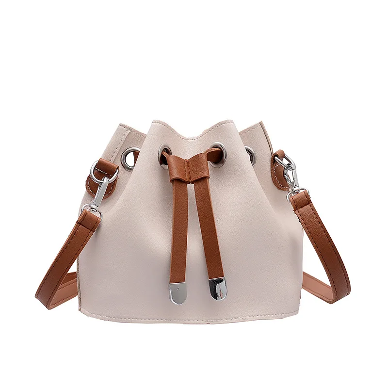 bag female 2019 new Korean fashion single shoulder slung female bag wild drawstring bucket bag womens' pouch
bag female 2019 new Korean fashion single shoulder slung female bag wild drawstring bucket bag womens' pouch
