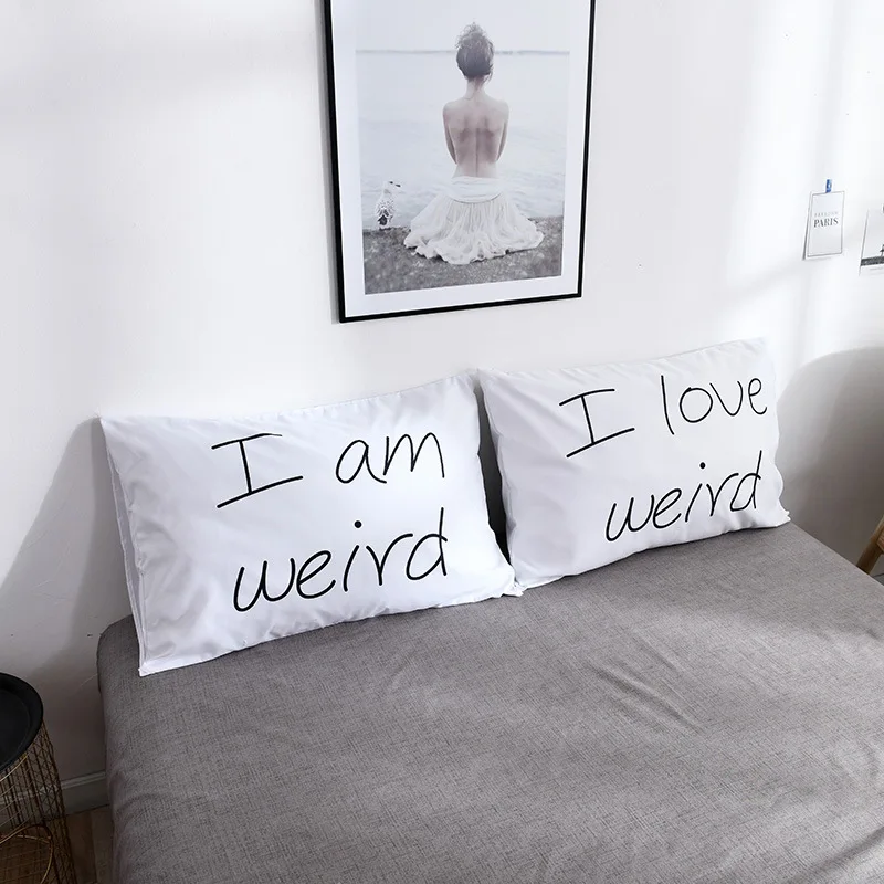 WUJIE 2PCS Ins Style White Pillowcase 100% Polyester 50x75cm Couple Pillow Cover Wedding Home Bedding Living Room Pillow Cases
WUJIE 2PCS Ins Style White Pillowcase 100% Polyester 50x75cm Couple Pillow Cover Wedding Home Bedding Living Room Pillow Cases