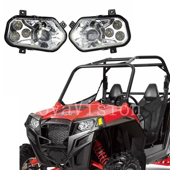 New 1 Pair ATV UVT Hi/Lo Beam LED Driving Headlight Kits for Polaris RZR XP 900 2011-2014 / Polaris RZR 4 800 2010-2014
New 1 Pair ATV UVT Hi/Lo Beam LED Driving Headlight Kits for Polaris RZR XP 900 2011-2014 / Polaris RZR 4 800 2010-2014