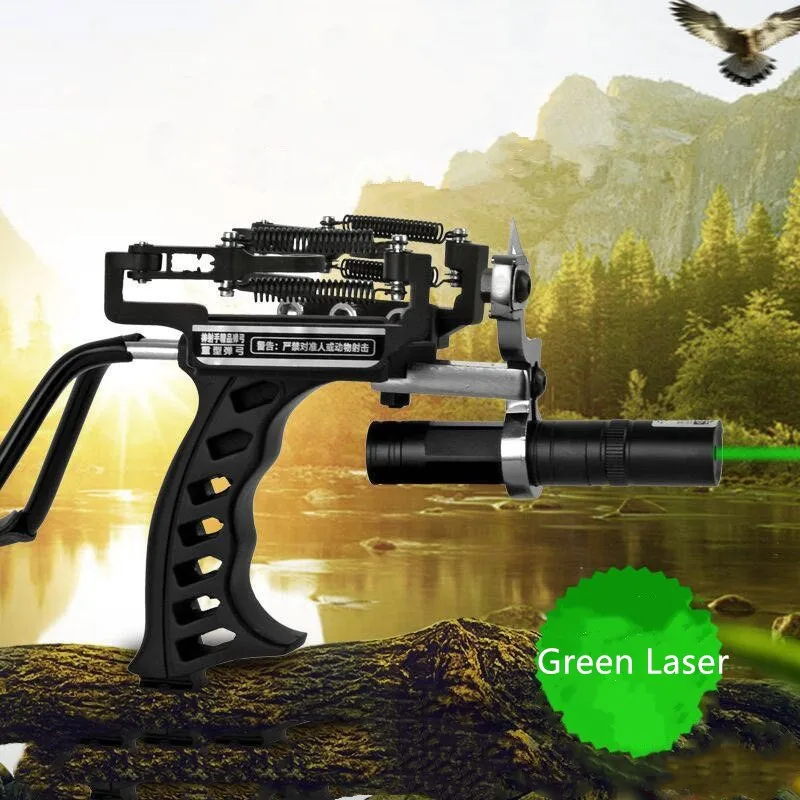 High Quality Laser Slingshot Hunting Bow Accessories Catapult Fishing Slingshot Powerful Catapult Crossbow Bow Shooting Arrows
High Quality Laser Slingshot Hunting Bow Accessories Catapult Fishing Slingshot Powerful Catapult Crossbow Bow Shooting Arrows
