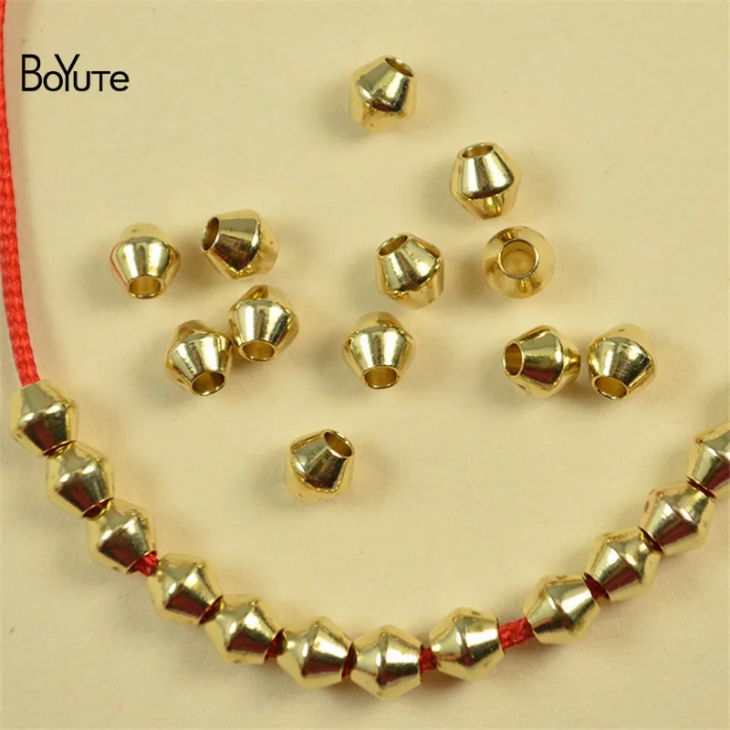 BoYuTe 100Pcs 4*3.6MM 5.5*5MM 5.5*6MM Metal Brass Spacer Beads Diy Hand Made Beads Jewelry Making
BoYuTe 100Pcs 4*3.6MM 5.5*5MM 5.5*6MM Metal Brass Spacer Beads Diy Hand Made Beads Jewelry Making