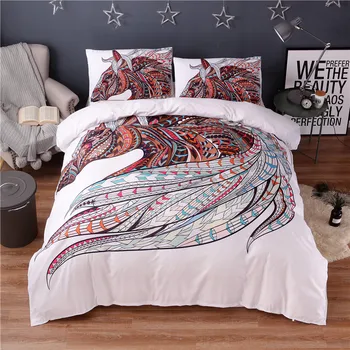 White Horse print Duvet Cover Set 2/3pcs Single Double Queen King Bed Linen Bedding Sets(No Sheet No Filling)
White Horse print Duvet Cover Set 2/3pcs Single Double Queen King Bed Linen Bedding Sets(No Sheet No Filling)