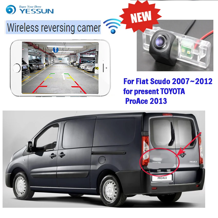 YESSUN car hd wireless rear view camera For Fiat Scudo 2007~2012 for present TOYOTA ProAce 2013 for iPhone and Android Phone CCD
YESSUN car hd wireless rear view camera For Fiat Scudo 2007~2012 for present TOYOTA ProAce 2013 for iPhone and Android Phone CCD