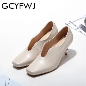 GCYFWJ 2019 New Pearl High Heel Shoes Female Office Career Shoes Woman Summer Comfortable Genuine Leather Bridal Wedding Shoes
GCYFWJ 2019 New Pearl High Heel Shoes Female Office Career Shoes Woman Summer Comfortable Genuine Leather Bridal Wedding Shoes