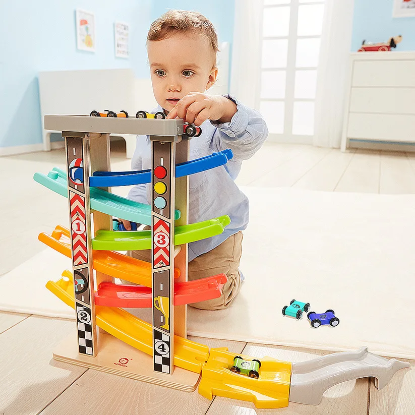 Six-track Baby Kids Wooden Ladder Gliding Car Wooden Slot Track Car Toys Educational Model To Slide Toy for Children Boy Gifts
Six-track Baby Kids Wooden Ladder Gliding Car Wooden Slot Track Car Toys Educational Model To Slide Toy for Children Boy Gifts