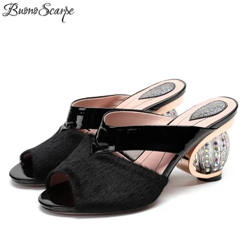 New Strange Heels Horse Hair Bling Slipper Sandals Patchwork Fashion Pumps Sexy Prom Wedding Sandals Big Size Crystal Heel Shoes
New Strange Heels Horse Hair Bling Slipper Sandals Patchwork Fashion Pumps Sexy Prom Wedding Sandals Big Size Crystal Heel Shoes