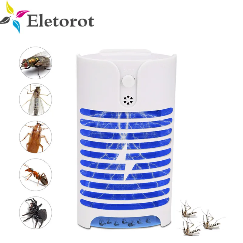 Electric Mosquito Killer Lamp Light Sensor Control Anti Mosquito Trap LED Night Light Bug Insect killer Lights Pest Repeller
Electric Mosquito Killer Lamp Light Sensor Control Anti Mosquito Trap LED Night Light Bug Insect killer Lights Pest Repeller