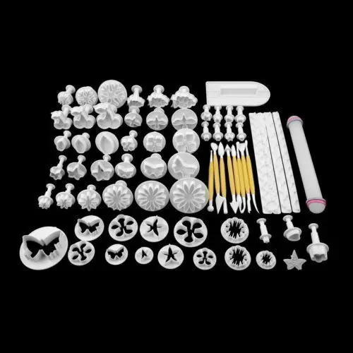 68Pcs Delicious Fondant Cake Decorating Modelling Tools Set DIY Sugarcraft Cake Decorating Fondant Cutters Tools Set
68Pcs Delicious Fondant Cake Decorating Modelling Tools Set DIY Sugarcraft Cake Decorating Fondant Cutters Tools Set