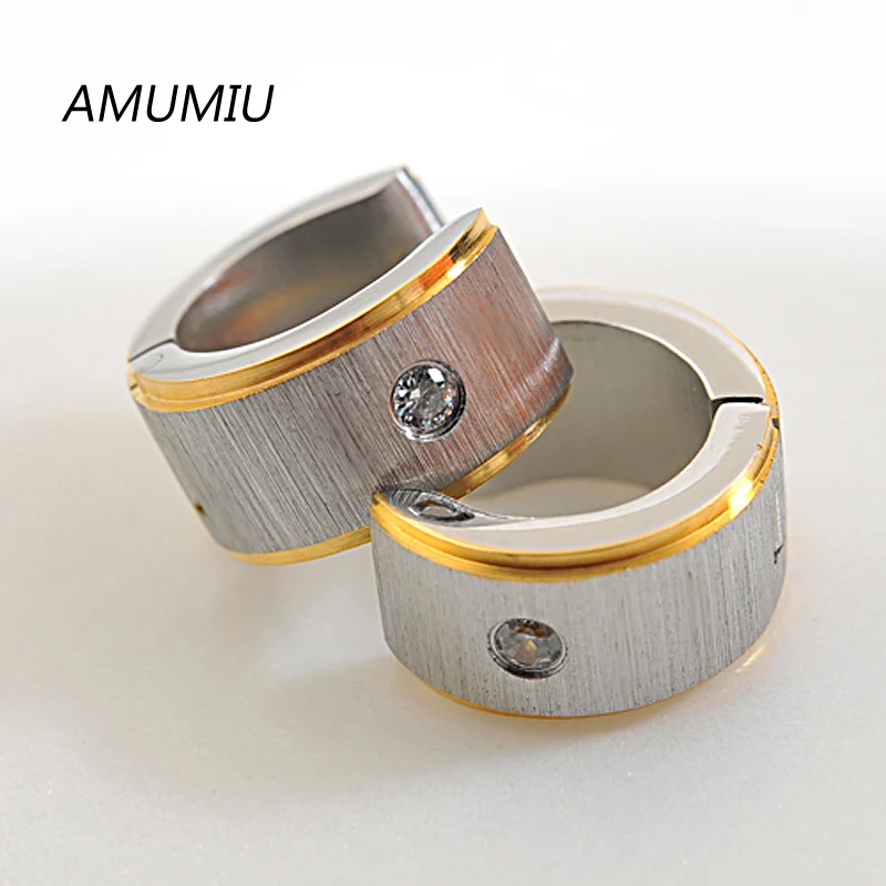 AMUMIU 316L Stainless Steel Earrings Stud, Silver Gold Men Earrings For Punk ROCK, Ear Cuff, Christmas Gift Male Female HZE014
AMUMIU 316L Stainless Steel Earrings Stud, Silver Gold Men Earrings For Punk ROCK, Ear Cuff, Christmas Gift Male Female HZE014