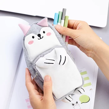 Cotton Pencil Bag Kawaii Korean Style Large Capacity Zipper Pen Case Stationery Organizer Makeup Pouch with Cute Animal Design
Cotton Pencil Bag Kawaii Korean Style Large Capacity Zipper Pen Case Stationery Organizer Makeup Pouch with Cute Animal Design
