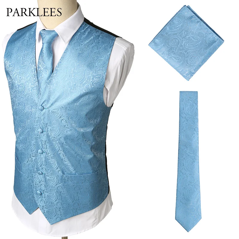 Paisley Floral Mens Suit Vest+Tie+Pocket Square Single Breasted Sleeveless Wedding Dress Vests For Men Club Tuxedo Waistcoat Men
Paisley Floral Mens Suit Vest+Tie+Pocket Square Single Breasted Sleeveless Wedding Dress Vests For Men Club Tuxedo Waistcoat Men