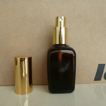 50ml brown/amber square Glass perfume Bottle With aluminum shiny gold mist sprayer. perfume atomizer bottle container
50ml brown/amber square Glass perfume Bottle With aluminum shiny gold mist sprayer. perfume atomizer bottle container