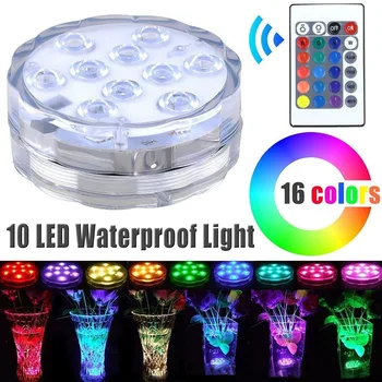 10pcs/Lot Led Remote Controlled RGB Submersible Light Battery Operated Underwater Night Lamp Vase Bowl Outdoor Garden Party
10pcs/Lot Led Remote Controlled RGB Submersible Light Battery Operated Underwater Night Lamp Vase Bowl Outdoor Garden Party