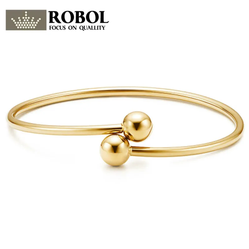 ROBOLTIFFT 100% 925 Sterling Silver Simple 14K Golden Color Bracelet Bangle Bracelet Suitable Gift TIFF Bracelet Copy Jewelry
ROBOLTIFFT 100% 925 Sterling Silver Simple 14K Golden Color Bracelet Bangle Bracelet Suitable Gift TIFF Bracelet Copy Jewelry
