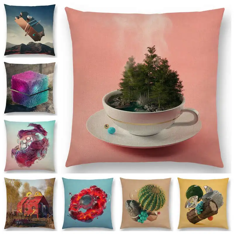 Newest 3d Print Bright Colorful World Amazing Scenery Cushion Cover Suspension Gorgeous Spar Metal Sofa Throw Pillow Case
Newest 3d Print Bright Colorful World Amazing Scenery Cushion Cover Suspension Gorgeous Spar Metal Sofa Throw Pillow Case