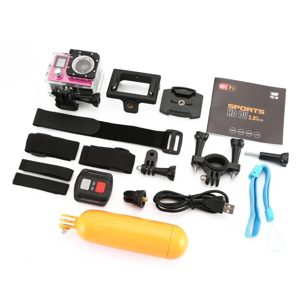 H9/H9R Digital Camera 4K Ultra HD 1080p/30fps Mini Helmet Kamera WiFi 2.0" 170D Waterproof Video Camera Fotografica Camcorder