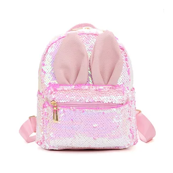 2019 New Fashion Women's Sequins Bunny Ears Backpack Children's Cartoon Backpack Small School Bag for Teenage Girls Cute Backbag
2019 New Fashion Women's Sequins Bunny Ears Backpack Children's Cartoon Backpack Small School Bag for Teenage Girls Cute Backbag