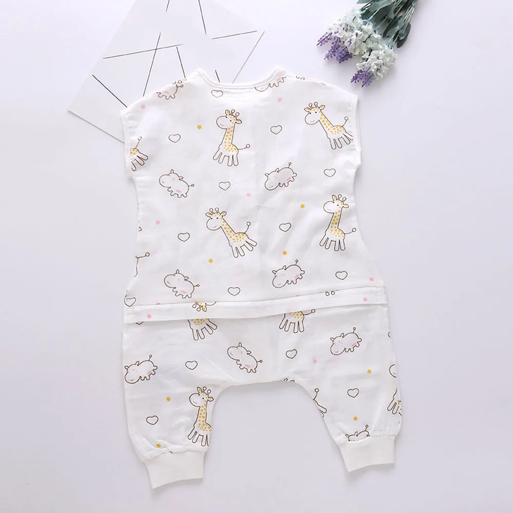 Summer Baby Sleeping Bag Pajamas Kids Two-layer Combed Cotton Split Leg Air-conditioned Room Anti-kick Pajamas Deer
Summer Baby Sleeping Bag Pajamas Kids Two-layer Combed Cotton Split Leg Air-conditioned Room Anti-kick Pajamas Deer